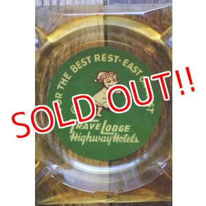 画像: dp-260204-60 TRAVELODGE VINTAGE GLASS ASHTRAY