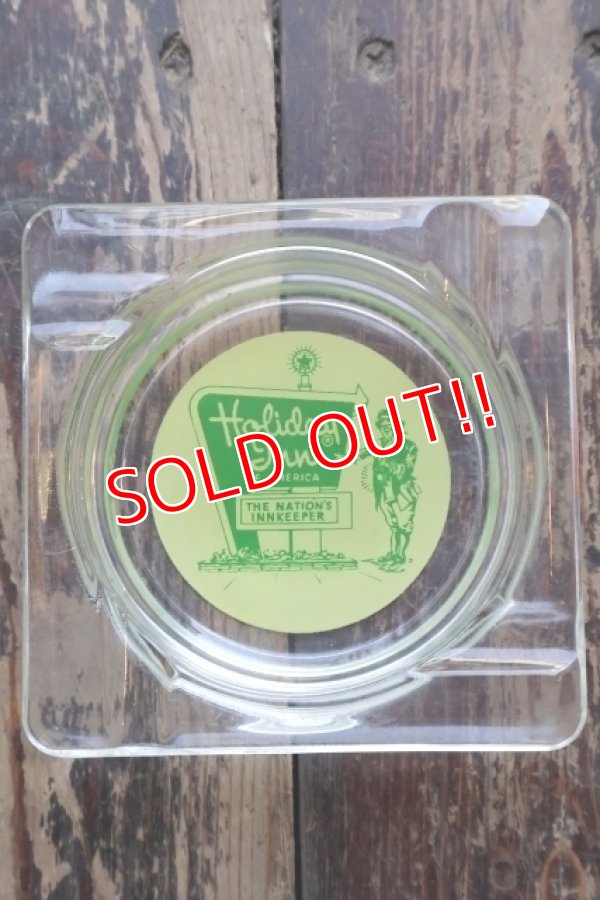 画像2: dp-260204-60 Holiday Inn VINTAGE GLASS ASHTRAY