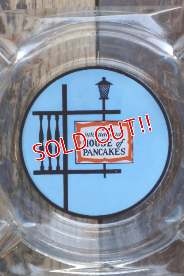 画像1: dp-260204-60 The International House of Pancakes(IHOP) VINTAGE GLASS ASHTRAY