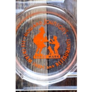 画像: dp-260204-60 HOWARD JOHNSON'S VINTAGE GLASS ASHTRAY