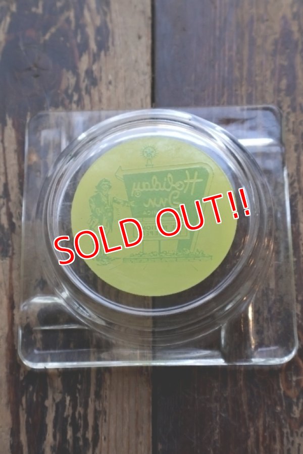 画像4: dp-260204-60 Holiday Inn VINTAGE GLASS ASHTRAY