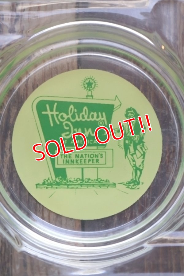画像1: dp-260204-60 Holiday Inn VINTAGE GLASS ASHTRAY