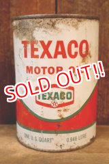 画像: dp-260204-109 TEXACO / MOTOR OIL ONE U.S. QUART CAN