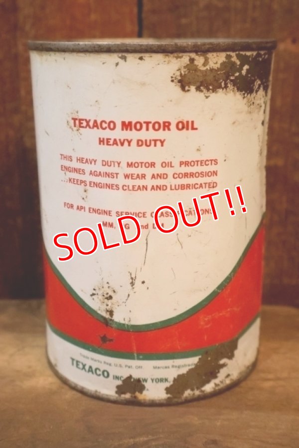 画像3: dp-260204-109 TEXACO / MOTOR OIL ONE U.S. QUART CAN