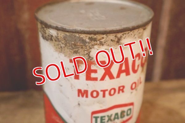 画像2: dp-260204-109 TEXACO / MOTOR OIL ONE U.S. QUART CAN