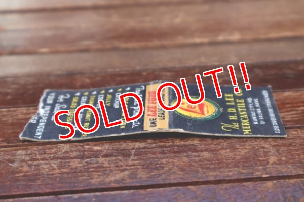 画像4: dp-260204-120 THE H.D. LEE MERCANTILE CO. 1930's-1940's  Match Book