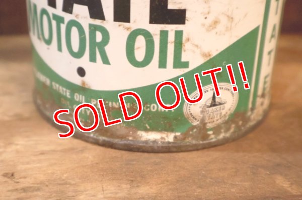 画像2: dp-260204-105 QUAKER STATE MOTOR OIL 1940's ONE U.S. QUART CAN