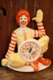 画像1: ct-260204-03  McDonald's / Ronald McDonald 1980's Wall Clock
