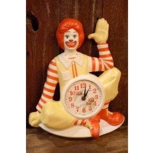 画像: ct-260204-03  McDonald's / Ronald McDonald 1980's Wall Clock