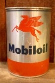 画像1: dp-260204-87 Mobil Mobiloil 1950's-1960's ONE U.S. QUART CAN