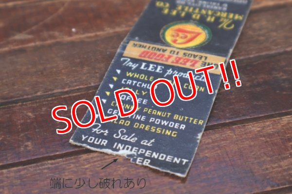 画像3: dp-260204-120 THE H.D. LEE MERCANTILE CO. 1930's-1940's  Match Book