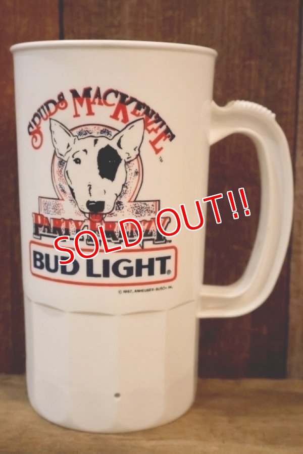 画像1: ct-260204-10 BUD LIGHT 1987 SPUDS MACKENZIE Plastic Mug