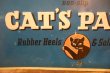画像2: dp-260204-06 CAT'S PAW Rubber Heels 1940's Advertising Metal Sign