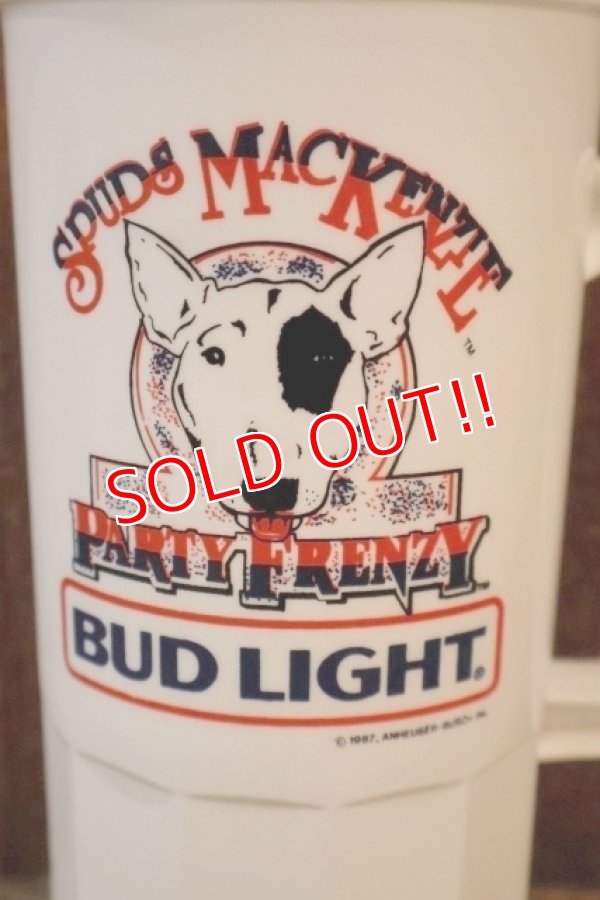 画像2: ct-260204-10 BUD LIGHT 1987 SPUDS MACKENZIE Plastic Mug