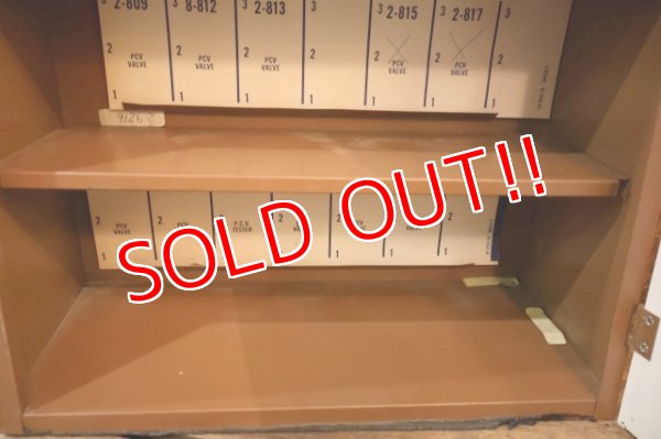 画像10: dp-260204-22 NAPA ECHLIN PCV VALVES 1960's Metal Cabinet