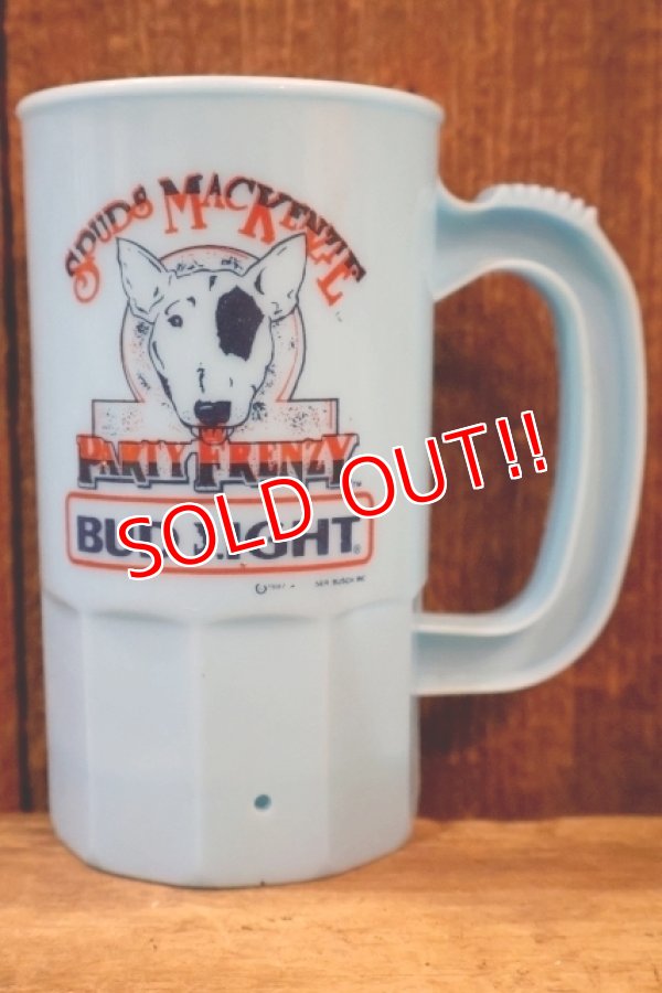 画像1: ct-260204-09 BUD LIGHT 1987 SPUDS MACKENZIE Plastic Mug