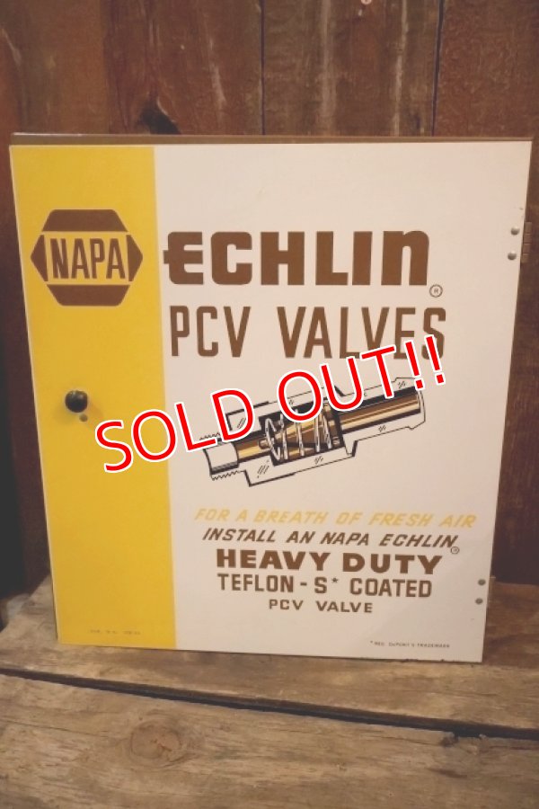 画像1: dp-260204-22 NAPA ECHLIN PCV VALVES 1960's Metal Cabinet