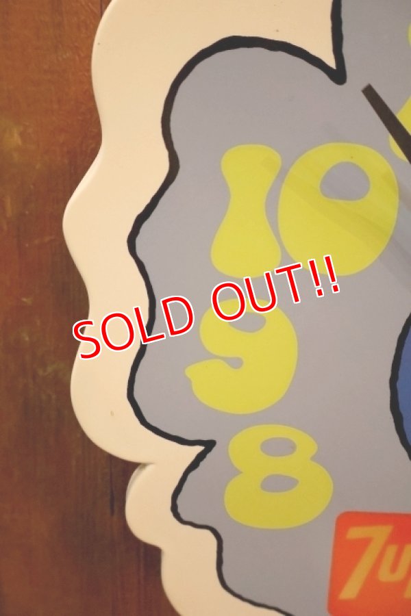 画像4: dp-260204-47 7 Up × Peter Max / 1970's Wall Clock