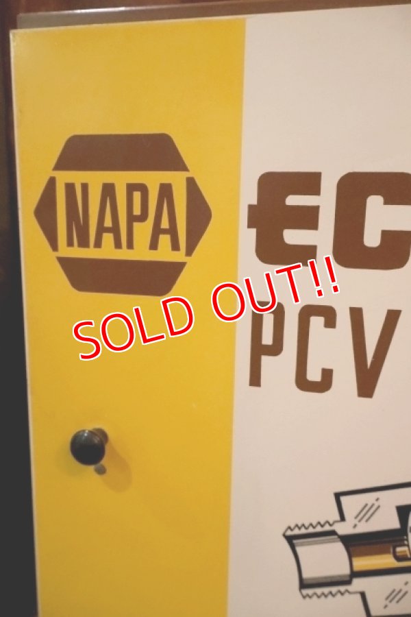 画像2: dp-260204-22 NAPA ECHLIN PCV VALVES 1960's Metal Cabinet