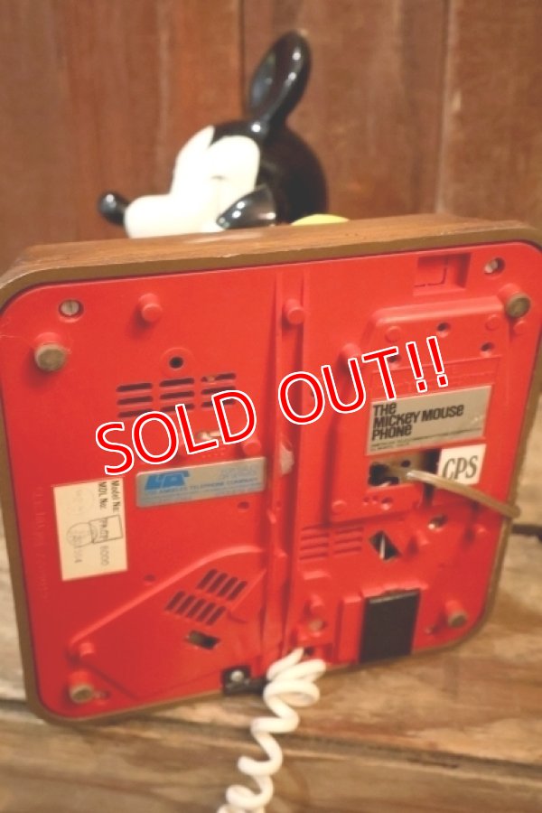 画像15: ct-260106-14 Mickey Mouse / 1970's Telephone