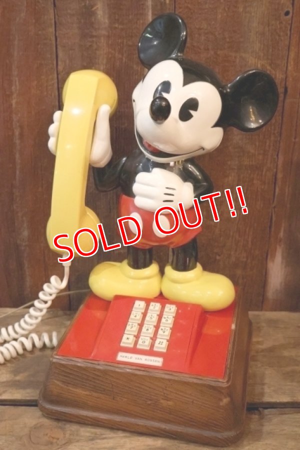 画像1: ct-260106-14 Mickey Mouse / 1970's Telephone