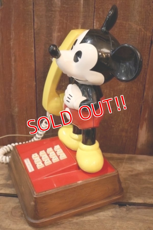 画像4: ct-260106-14 Mickey Mouse / 1970's Telephone