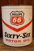 画像1: dp-260204-92 PHILLIPS 66 SIXTY-SIX MOTOR OIL ONE U.S. GALLON CAN