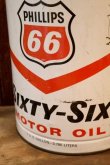 画像2: dp-260204-92 PHILLIPS 66 SIXTY-SIX MOTOR OIL ONE U.S. GALLON CAN