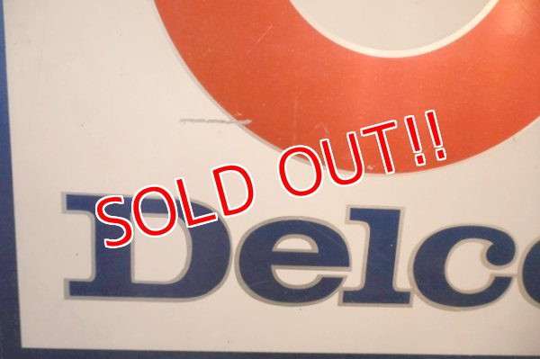 画像4: dp-260204-46 Delco 1960's W-sided Metal Sign