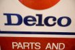 画像11: dp-260204-46 Delco 1960's W-sided Metal Sign