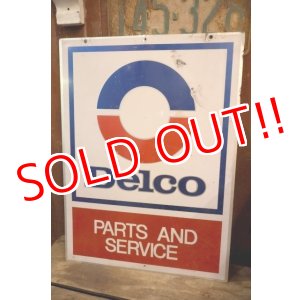 画像: dp-260204-46 Delco 1960's W-sided Metal Sign