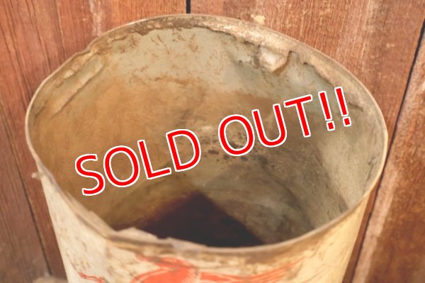 画像8: dp-260204-71 Mobil Mobiloil 1940's-1950's 5 U.S. QUARTS CAN