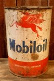 画像3: dp-260204-71 Mobil Mobiloil 1940's-1950's 5 U.S. QUARTS CAN