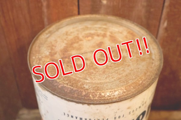 画像8: dp-260204-70 Mobil Mobiloil 1950's-1960's 5 U.S. QUARTS CAN