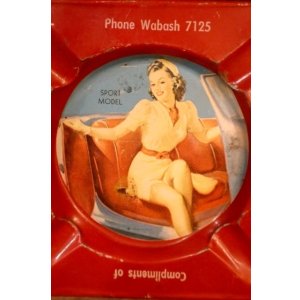 画像: dp-260204-60 PIN-UP GIRL / ASHTRAY