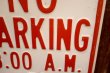 画像3: dp-260204-08 NO PARKING 8 A.M. TO 4 P.M. STEEL EMBOSSED STREET ROAD SIGN