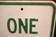 画像2: dp-260204-08 ONE HOUR PARKING STEEL EMBOSSED STREET ROAD SIGN