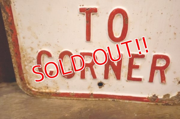 画像4: dp-260204-08 NO PARKING HERE TO CORNER STEEL EMBOSSED STREET ROAD SIGN