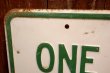 画像2: dp-260204-08 ONE HOUR PARKING STEEL EMBOSSED STREET ROAD SIGN