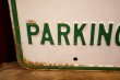 画像4: dp-260204-08 ONE HOUR PARKING STEEL EMBOSSED STREET ROAD SIGN