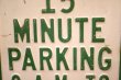 画像3: dp-260204-08 15 MINUTE PARKING STEEL EMBOSSED STREET ROAD SIGN