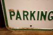 画像4: dp-260204-08 ONE HOUR PARKING STEEL EMBOSSED STREET ROAD SIGN