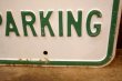 画像4: dp-260204-08 ONE HOUR PARKING STEEL EMBOSSED STREET ROAD SIGN