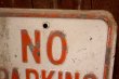 画像2: dp-260204-08 NO PARKING BETWEEN SIGNS → STEEL EMBOSSED STREET ROAD SIGN