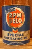画像1: dp-260204-37 SUPER RPM DELO SPECIAL LUBRICANTING OIL ONE U.S. GALLON CAN