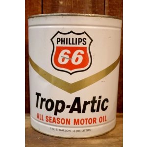 画像: dp-260204-36 PHILLIPS 66 Trop-Artic ALL SEASON MOTOR OIL ONE U.S. GALLON CAN