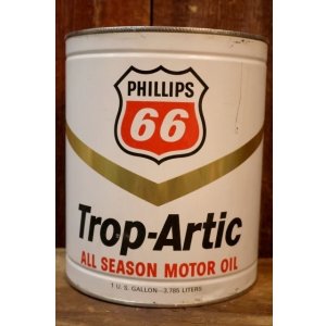 画像: dp-260204-36 PHILLIPS 66 Trop-Artic ALL SEASON MOTOR OIL ONE U.S. GALLON CAN