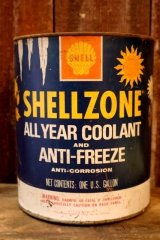 画像: dp-260204-63 SHELL 1960's SHELLZONE COOLANT AND ANTI-FREEZE 1 U.S. GALLON CAN