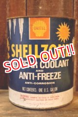 画像: dp-260204-63 SHELL 1960's SHELLZONE COOLANT AND ANTI-FREEZE 1 U.S. GALLON CAN