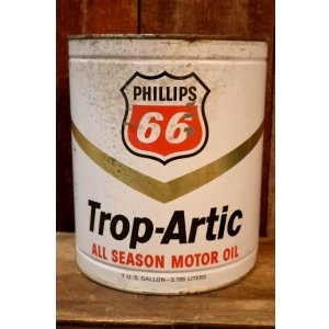 画像: dp-260204-36 PHILLIPS 66 Trop-Artic ALL SEASON MOTOR OIL ONE U.S. GALLON CAN